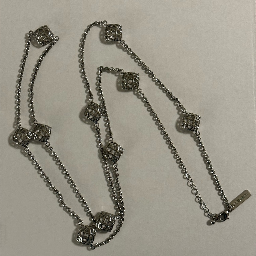 Silver Kendra Scott Nemera Necklace
